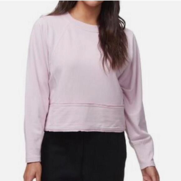 Free movement by free people Light Pink size Large Long Sleeve Sweatshirt - Picture 1 of 11